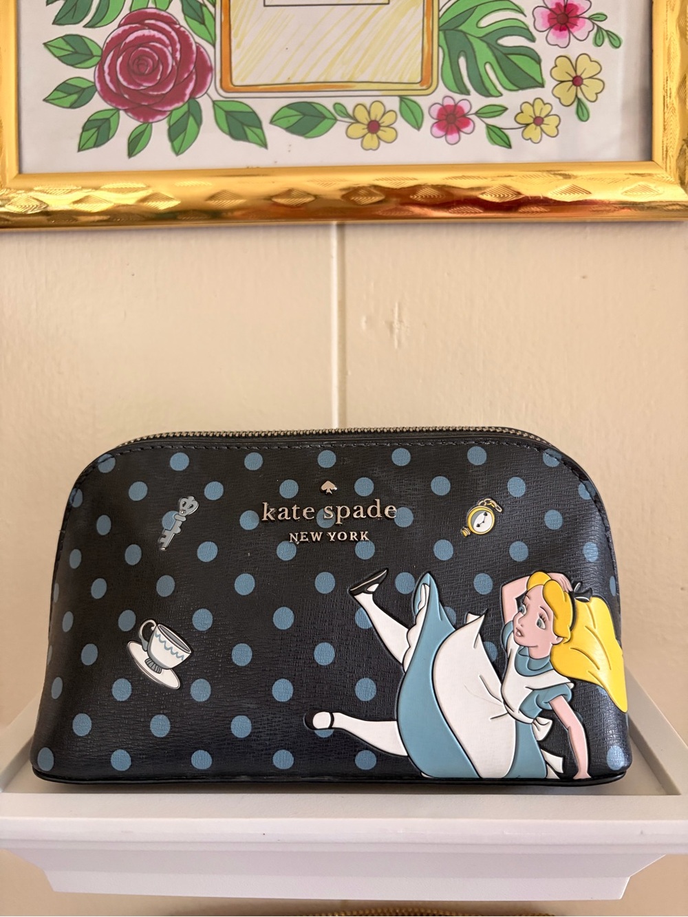 Disney x Kate Spade New York Alice in Wonderland Cosmetic Case